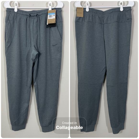 NEW Nike Dri-Fit Performance Joggers Pants Mens Size Medium Cool Grey FZ0975-065 - Picture 1 of 10
